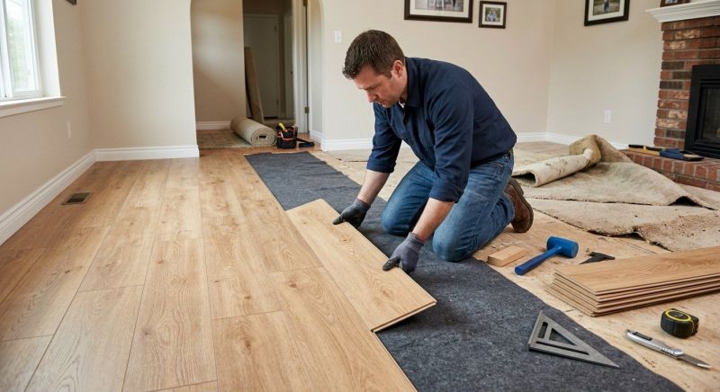 Laminate Floor Remodeling in Bergen County, NJ