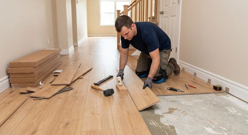 Laminate Floor Replacement in Mahwah, NJ