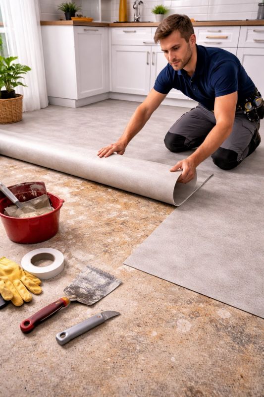 Linoleum Floor Installation in Dumont, NJ