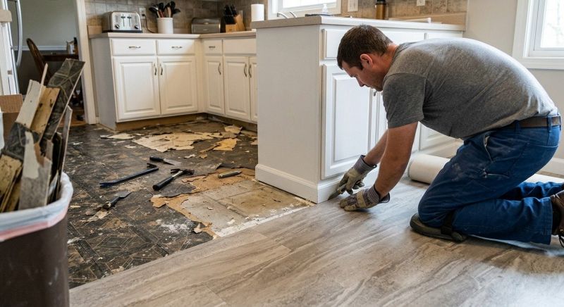 Linoleum Floor Installation in Park Ridge, NJ