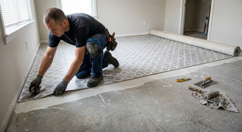 Sheet Flooring Installation in Flushing, NY