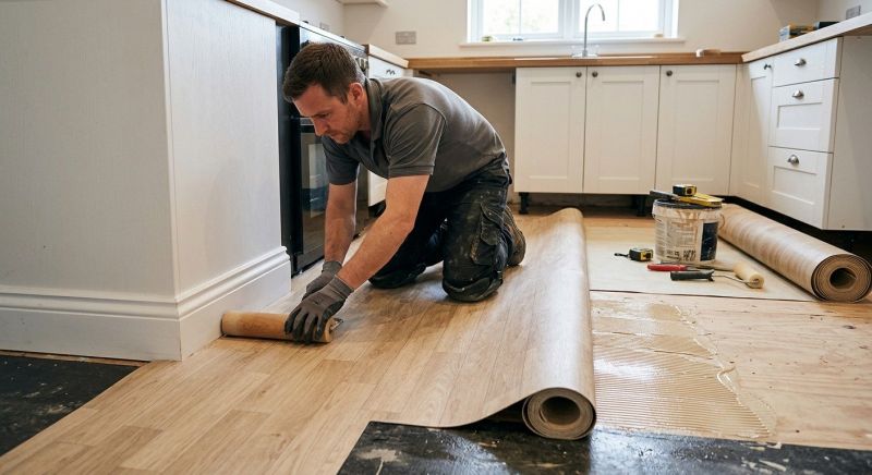 Sheet Linoleum Installation in Elmhurst, NY