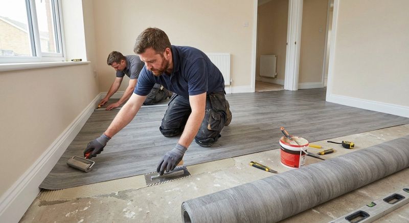 Sheet Linoleum Installation in Hackensack, NJ