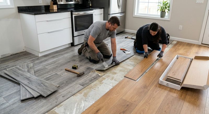 Vinyl Tile Replacement in Bergen County, NJ