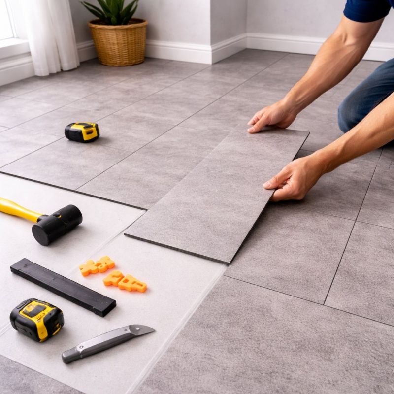 Vinyl Tile Replacement in Bergen County, NJ